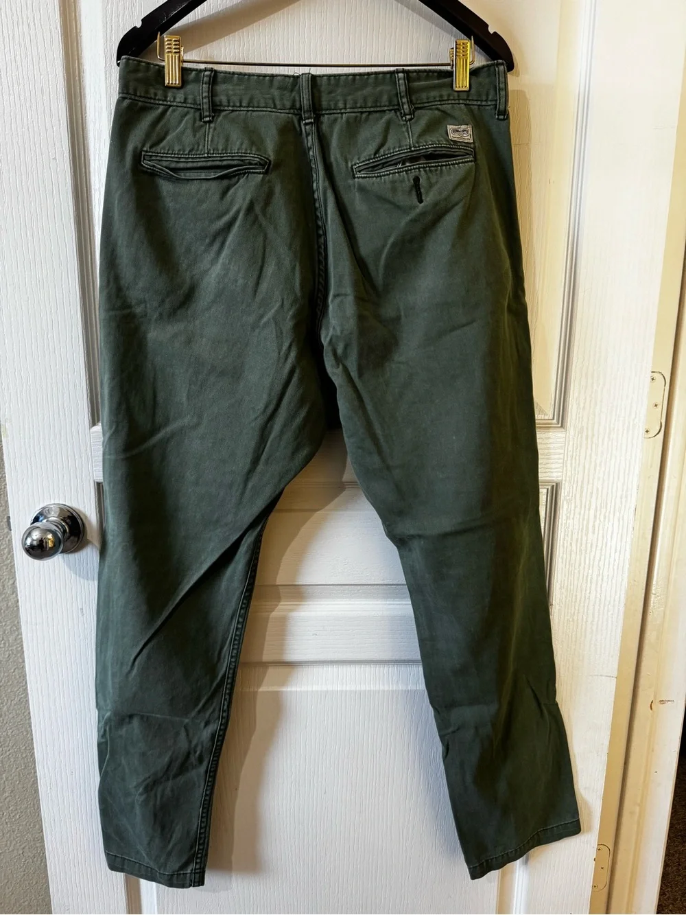 Denim & Supply Ralph Lauren 34x32 Dark Olive Chinos